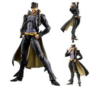 Epitome JoJo's Figure Jotaro - Figura de acción de anime ultra móvil, modelo móvil con accesorios, adornos de modelo de PVC, colección de escritorio, regalos para fanáticos