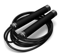 Epitomie Fitness Ballistyx - Cuerda de saltar de alta velocidad con giro de 360 grados, asas de acero, empuñaduras de silicona y 2 cables ajustables, para crossfit, gimnasio y entrenamientos de