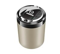 EPJDNADF Ceniceros para Coche,Cenicero Portátil para Auto con Tapa,Antideslizante y Estable Fácil de Limpiar Diseño Ahorrador de Espacio,Beige