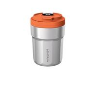 EPJDNADF Ceniceros para Coche,Cenicero Portátil para Auto con Tapa,Antideslizante y Estable Fácil de Limpiar Diseño Ahorrador de Espacio,Orange