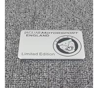 EPJDNADF Coche Emblemas Calcomanías para Jaguar F-Pace F-Type I-Pace,Logo Emblema Decorativo 3D Coche Embellecedores y Accesorios para Carrocería,Rectangular