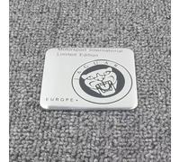 EPJDNADF Coche Emblemas Calcomanías para Jaguar F-Pace F-Type I-Pace,Logo Emblema Decorativo 3D Coche Embellecedores y Accesorios para Carrocería,Square