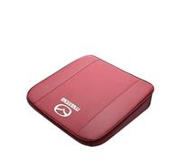 EPJDNADF Cojin Asiento Coche para Mazda CX-3 5 30 50 MX-5,Auto Funda de Asiento Antideslizante y Ajuste Confort para Todas Las Estaciones Fácil de Limpiar y Mantener,Red-Height 2.36 in