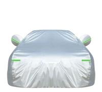 EPJDNADF Funda de Coche Exterior para Jaguar XJL,Protector Parabrisas Hielo Magnético Anti-UV Sol Polvo Nieve Hielo Heladas Hielo Plegable con Cremallera y Forro de Algodón Car Accessories,Silver