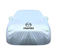 EPJDNADF Funda de Coche Exterior para Mazda CX-30 2010-2022,Protector Parabrisas Hielo Magnético Anti-UV Sol Polvo Nieve Hielo Heladas Hielo Plegable con Cremallera y Forro de Algodón,Silver