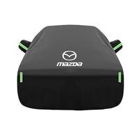 EPJDNADF Funda de Coche Exterior para Mazda CX-9 2013,Protector Parabrisas Hielo Magnético Anti-UV Sol Polvo Nieve Hielo Heladas Hielo Plegable con Cremallera y Forro de Algodón,Black