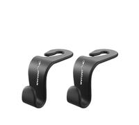 EPJDNADF Ganchos para Reposacabezas de Asiento de Auto para Jaguar S-Type X-Type XE XF,Ganchos para Respaldo de Asiento Trasero Alta Capacidad de Carga Antideslizante y Estable,Black