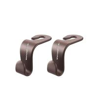 EPJDNADF Ganchos para Reposacabezas de Asiento de Auto para Jaguar XJ XJ220 XJS XK,Ganchos para Respaldo de Asiento Trasero Alta Capacidad de Carga Antideslizante y Estable,Brown
