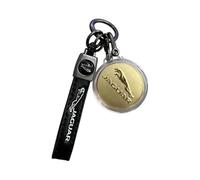 EPJDNADF Llavero Coche de Metal Coche Compatible con Jaguar C-X16 F-Pace F-Type,Funda para Llaves Microfiber Cuero con Articulación Colgante Llavero de Accesorios de Coche