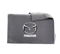 EPJDNADF Paño Microfibra Coche para Mazda CX-3 4 5 7 30 90,Paño de Secado para Vehículo Ultra Absorbente Sin Marcas de Agua Lavable en Lavadora para Limpieza Diaria del Vehículo,Grey