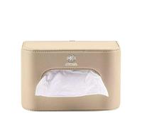 EPJDNADF Portapañuelos de Papel,Caja de Pañuelos,Anti-Deslizante y Estable Diseño Ahorrador de Espacio,para MG Mulan One Pilot RX5 RX8 RX9 U9,Beige