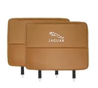 EPJDNADF Protector de Respaldo de Asiento de Auto para Jaguar E-Pace F-Pace,Funda Protectora de Respaldo de Asiento Trasero Anti-Deslizante Fácil de Limpiar y Mantener,Brown-1
