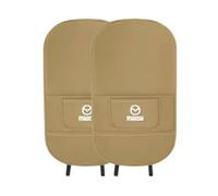 EPJDNADF Protector de Respaldo de Asiento de Auto para Mazda 2,Funda Protectora de Respaldo de Asiento Trasero Anti-Deslizante Fácil de Limpiar y Mantener,Beige