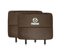 EPJDNADF Protector de Respaldo de Asiento de Auto para Mazda CX-7,Funda Protectora de Respaldo de Asiento Trasero Anti-Deslizante Fácil de Limpiar y Mantener,Brown-2
