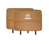 EPJDNADF Protector de Respaldo de Asiento de Auto para Mazda RX-8,Funda Protectora de Respaldo de Asiento Trasero Anti-Deslizante Fácil de Limpiar y Mantener,Brown-3