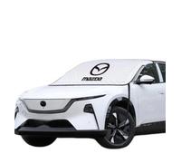 EPJDNADF Protector para Parabrisas para Mazda 3/Axela,Protector Parabrisas Hielo Magnético Sol Polvo Nieve Hielo Heladas Hielo Plegable con Dos Orejas Antirrobo,S