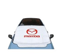 EPJDNADF Protector para Parabrisas para Mazda CX-8 9 50 60 70 80,Protector Parabrisas Hielo Magnético Sol Polvo Nieve Hielo Heladas Hielo Plegable con Dos Orejas Antirrobo