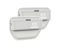 EPJDNADF Relleno De Huecos De Asiento De Coche para Mazda CX-3 4 5 7 30 90,Organizador de Almacenamiento para Grieta de Asiento de Vehículo Anti-Deslizante y Estable,White