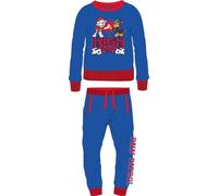eplusm Chase Marshall Rubble Chase Patrulla Canina - Chándal deportivo para niño, 2 piezas, cálido invierno, forro polar, chaqueta y pantalón (talla 92-128 cm), regalo, azul, 98