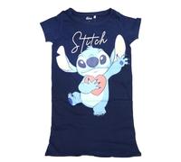 eplusm Lilo and Stitch Mujer Camison (Azul Marino,XL)