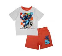 eplusm Lilo and Stitch Niños Pijama Corto (Naranja,7 años)