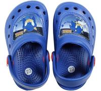 eplusm Sonic The Hedgehog Sandalias para niños con punta abierta y fácil de ayuno, zapatos de verano, para playa, multicolor, tallas 25-33, azul oscuro, 24 EU