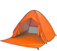 Eplze Tienda de Campaña, Pop Up Cortavientos para Playa Y Refugio de Sol para 2 o 3 Personas (Naranja)