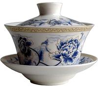 Eplze YBK Tech - Taza de té de porcelana tradicional china de 10 onzas (4#)