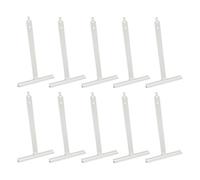 EPLZON 10 piezas Mini flejes para persianas Muelle de Suspensión Persiana Enrollable Para Fleje Tirante para Persianas Motorizadas y Manuales(100x190mm,Blanco)
