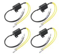 EPLZON 12V 25W 6.8 ohm Motocicleta LED Indicador de señal de giro Adaptador de resistencia Adaptador de resistencia de carga de motocicleta Error de corrección de flash para motocicleta (4 piezas)
