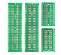 EPLZON 2 piezas 6.8 "x2.05" y 3.5 "x2.0 5" proyecto PCB electrónico soldable prototipo de placa ancha kit, compatible con el prototipo de placa de circuito de soldadura de bricolaje,Verde