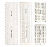 EPLZON 2 piezas 6.8 "x2.05" y 3.5 "x2.0 5" proyecto PCB electrónico soldable prototipo de placa ancha kit, compatible con el prototipo de placa de circuito de soldadura de bricolaje,Blanco