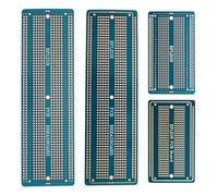 EPLZON 2 piezas 6.8 "x2.05" y 3.5 "x2.0 5" proyecto PCB electrónico soldable prototipo de placa ancha kit, compatible con el prototipo de placa de circuito de soldadura de bricolaje,Azul