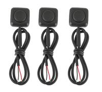 EPLZON 3 Piezas Interruptor Pulsador Momentáneo, Botones Bocina ON/Off 12V-24V Mini Interruptor de Botón para Bocina Automóvil Control Industrial, Experimentos Electrónicos