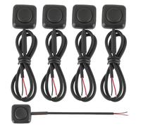 EPLZON 5 Piezas Interruptor Pulsador Momentáneo, Botones Bocina ON/Off 12V-24V Mini Interruptor de Botón para Bocina Automóvil Control Industrial, Experimentos Electrónicos