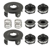 EPLZON Bobina de Hilo para Makita 196146-9/195858-1, para Akku cortadora DUR181 DUR141 DUR180Z DUR181Z Bobina de Repuesto 8m, Ø1,60mm(6 Bobina+2 Cubierta de Carrete+2 Resorte)