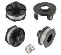 EPLZON Bobina de Hilo para Makita 196146-9/195858-1, para Akku cortadora DUR181 DUR141 DUR180Z DUR181Z Bobina de Repuesto 8m, Ø1,60mm(3 Bobina+1 Cubierta de Carrete+1 Resorte)