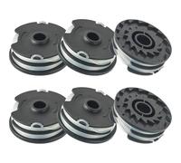 EPLZON Bobinas de hilo de repuesto Desbrozadora, para recortadora LIDL Parkside, compatible con PRT 550 A1, A3; PRTA 20-Li A1, B2, C3 bobina de repuesto(6 Bobinas de Repuesto)