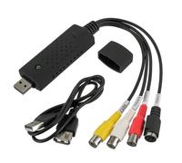 EPLZON Convertidor VHS a Digital, digitalización de Audio y vídeo, Conversor VHS a Digital con Adaptador para VHS/VCR/TV A DVD para Windows 11/10/8/7/Mac