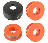 EPLZON F016800175 Bobina de Repuesto para Bosch ART 23 26 30 Combitrim Easytrim Cortacésped, 1,6mm x 8M con Cubierta F016L71088 (3 Carretes + 1 Cubierta)