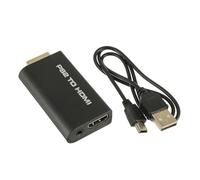 EPLZON PS2 a HDMI Convertidor, PS2 Input HDMI Audio Output para HDTV 3,5 mm para PS2 HDTV Monitor HDMI