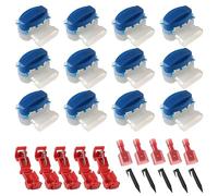 EPLZON Robot cortacésped conector de cable con relleno de gel con alambre roto clip tierra gancho puntiagudo y terminal para robot cortacésped auto jardín exterior