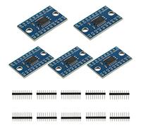EPLZON TXS0108E Convertidor de Nivel lógico dúplex Completo de Alta Velocidad 3.3V 5V IIC Módulo convertidor bidireccional de 8 bits Compatible con Raspberry Pi y Arduino (Paquete de 5 Juegos)