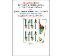 Epoca Contemporanea 1939-1975 (suplemento) (historia Y Critica D E La