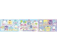 EPOCH 24-214 Sanrio Boys 18/24/32 Piezas 3 Rompecabezas con Soporte para niños, Juguetes de 5 años en adelante, certificación ST