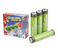 EPOCH Super Mario Hover Shell Strike, Juego acción, & Pilas AAA Recargables Amazon Basics 4 unid, 850mAh