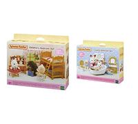 EPOCH Sylvanian Families - 5338 - Set Habitación de los niños & Sylvanian Families - 5286 - Set Baño Country