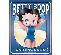 EpochSign Betty Boop - Letrero de Metal para Traje de baño de Traje de baño (20,3 x 30,5 cm)