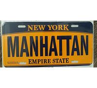 EpochSign Placa de matrícula de Manhattan New York de 15,2 x 30,5 cm