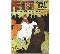 EpochSign - Placa de Metal con Texto en inglés Moulin Rouge Paris, 20 x 30 cm